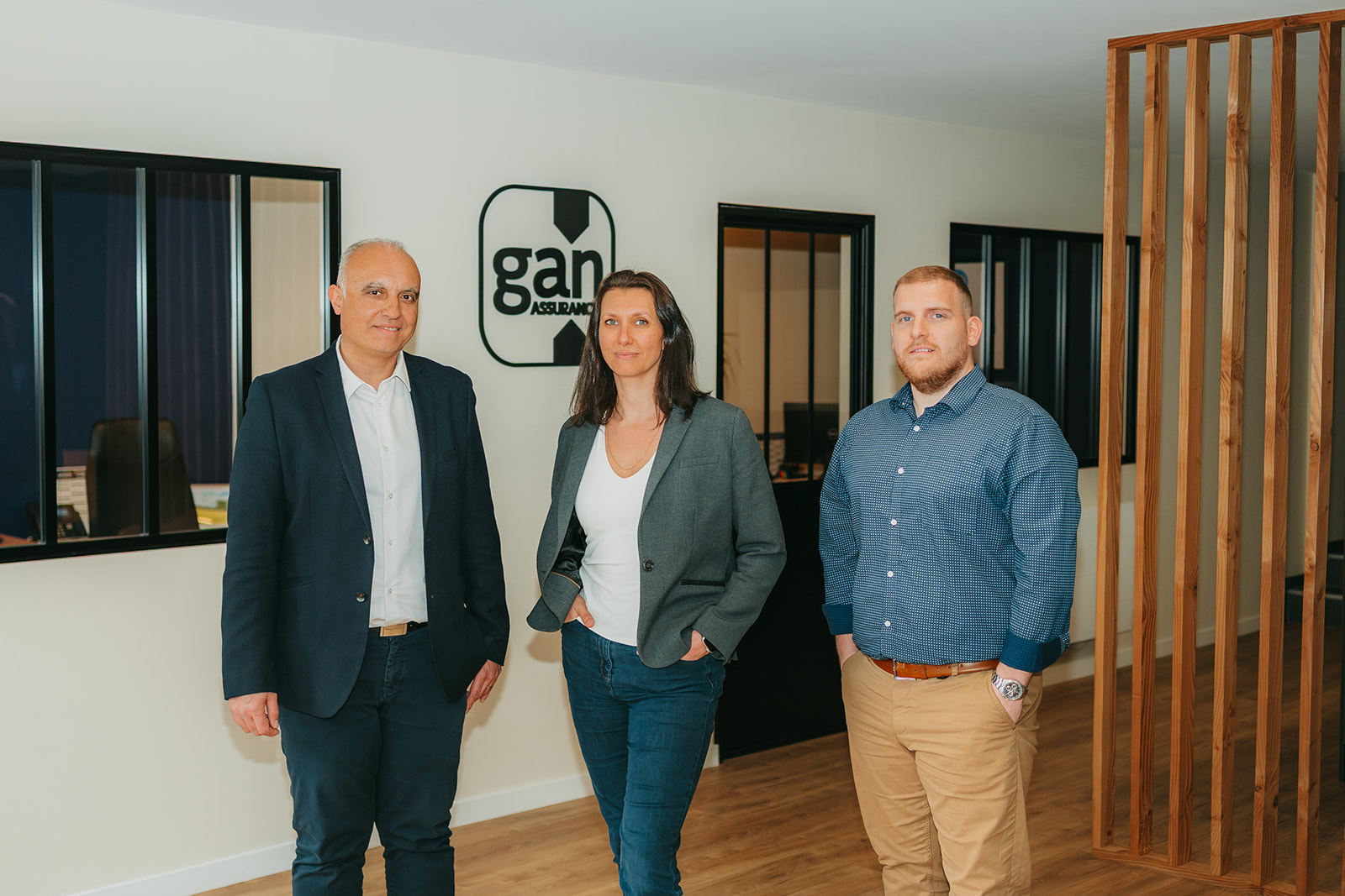 Equipe Gan Vouziers dans leurs locaux
